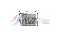 Evaporator, air conditioning