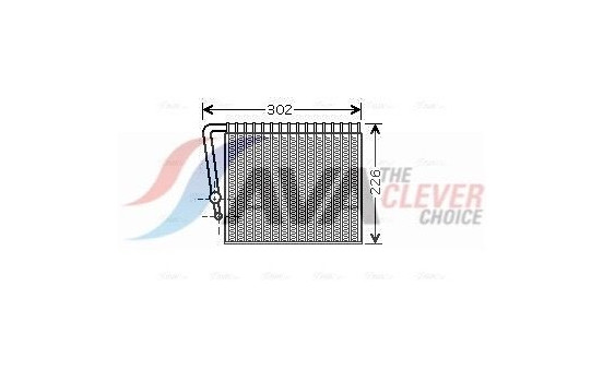 Evaporator, air conditioning