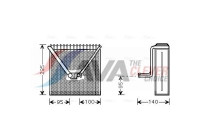 Evaporator, air conditioning