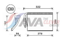 Evaporator, air conditioning