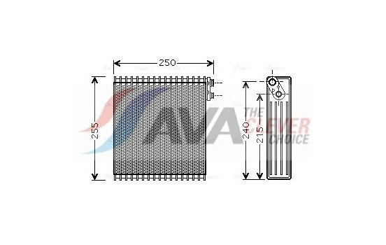 Evaporator, air conditioning
