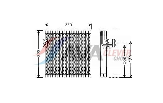 Evaporator, air conditioning