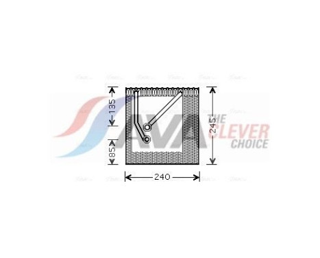 Evaporator, air conditioning