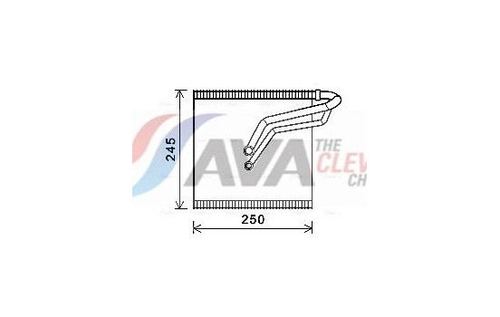 Evaporator, air conditioning