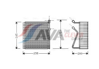 Evaporator, air conditioning