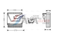 Evaporator, air conditioning