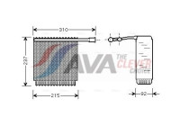 Evaporator, air conditioning