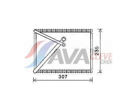 Evaporator, air conditioning