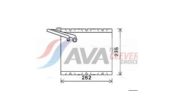 Evaporator, air conditioning
