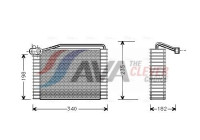Evaporator, air conditioning