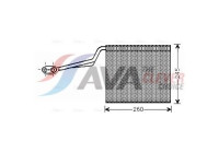 Evaporator, air conditioning