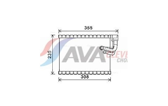 Evaporator, air conditioning