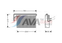 Evaporator, air conditioning