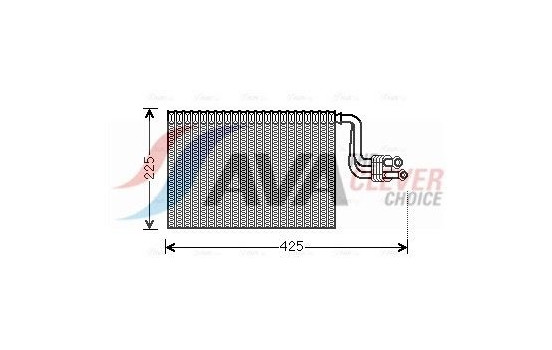 Evaporator, air conditioning