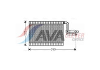 Evaporator, air conditioning