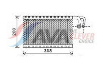 Evaporator, air conditioning