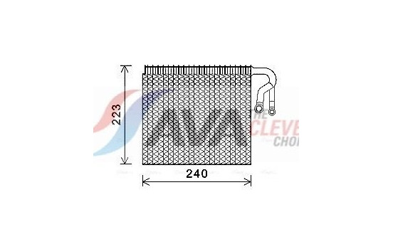 Evaporator, air conditioning