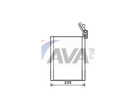 Evaporator, air conditioning