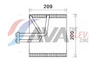 Evaporator, air conditioning