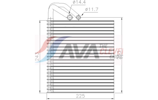 Evaporator, air conditioning