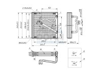 Evaporator, air conditioning