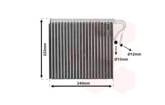 Evaporator, air conditioning, Image 2