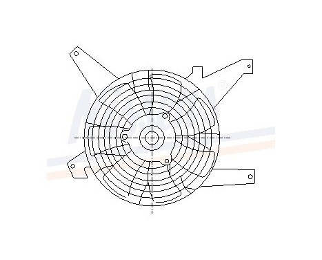 Fan, A/C condenser