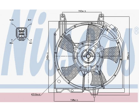 Fan, A/C condenser, Image 2