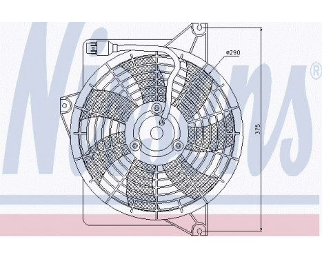 Fan, A/C condenser