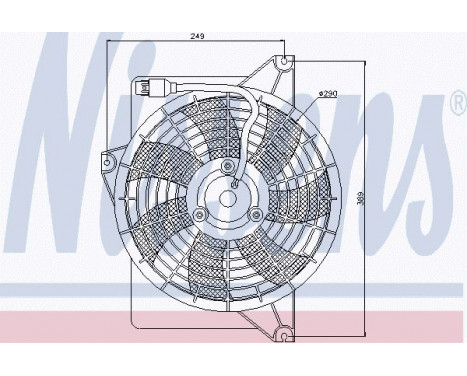 Fan, A/C condenser