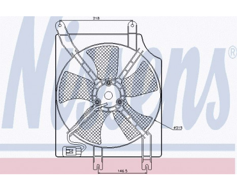 Fan, A/C condenser