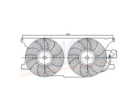 Fan, A/C condenser