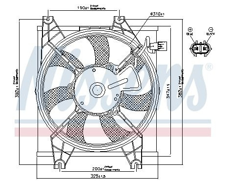 Fan, A/C condenser, Image 2