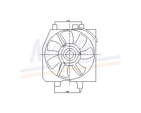 Fan, A/C condenser