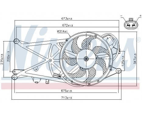 Fan, A/C condenser, Image 2