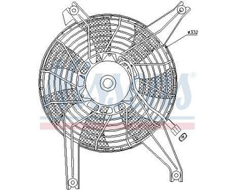 Fan, A/C condenser, Image 2