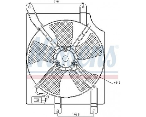 Fan, A/C condenser, Image 2