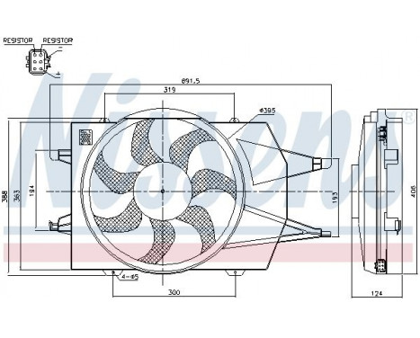 Fan, A/C condenser, Image 2