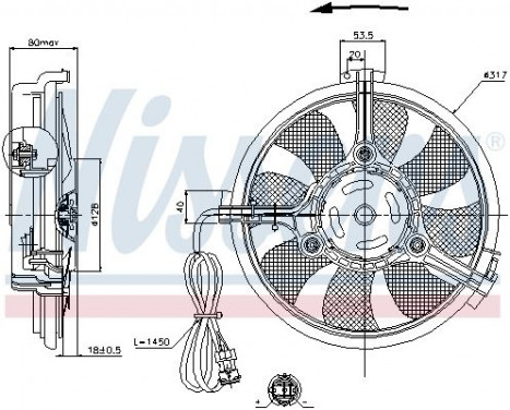 Fan, A/C condenser, Image 2