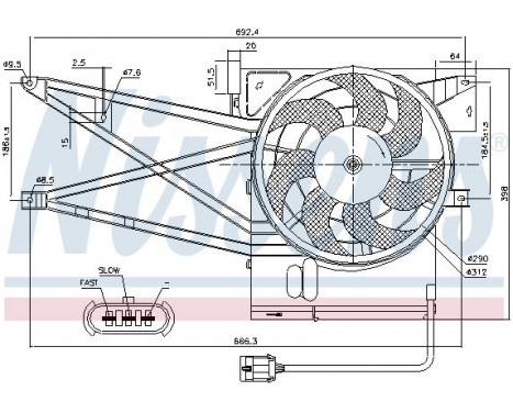 Fan, A/C condenser, Image 2