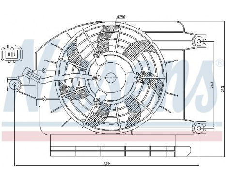 Fan, A/C condenser, Image 2