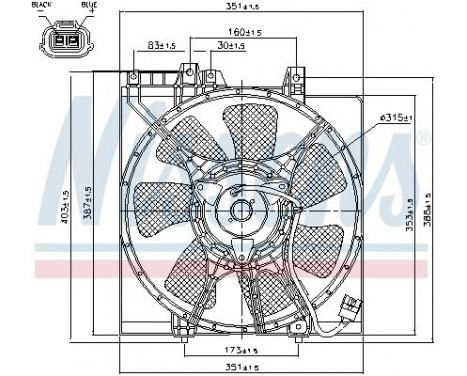 Fan, A/C condenser, Image 2