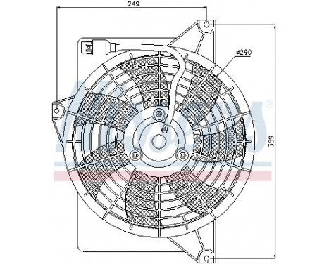 Fan, A/C condenser, Image 2