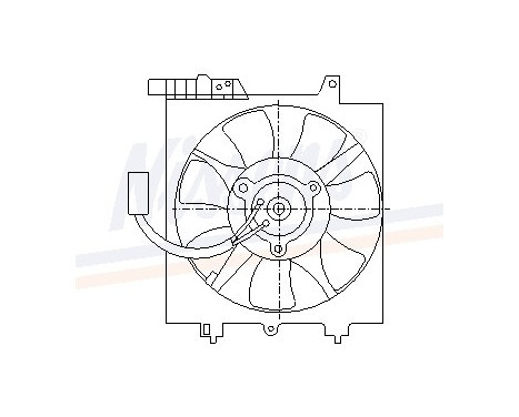 Fan, A/C condenser