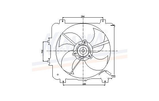 Fan, A/C condenser