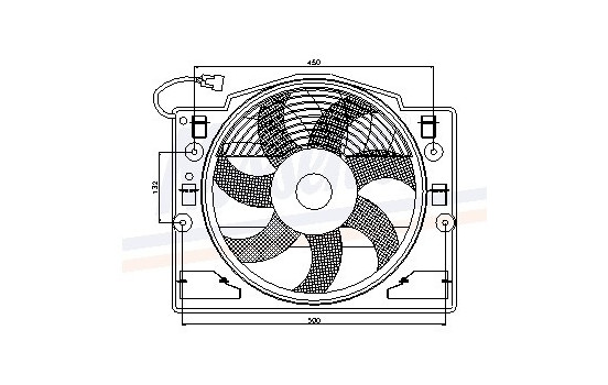 Fan, A/C condenser