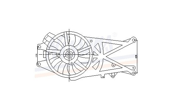 Fan, A/C condenser