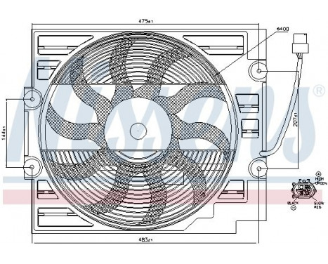 Fan, A/C condenser, Image 2