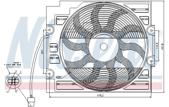 Fan, A/C condenser, Image 2