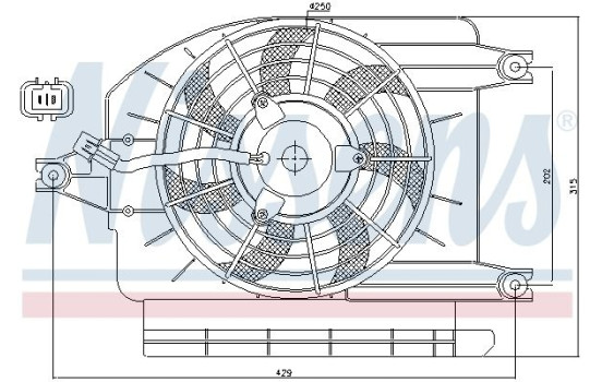 Fan, A/C condenser, Image 2